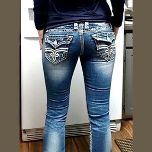 Rock Revival Skinny Stretch Boot Cut Jeans
